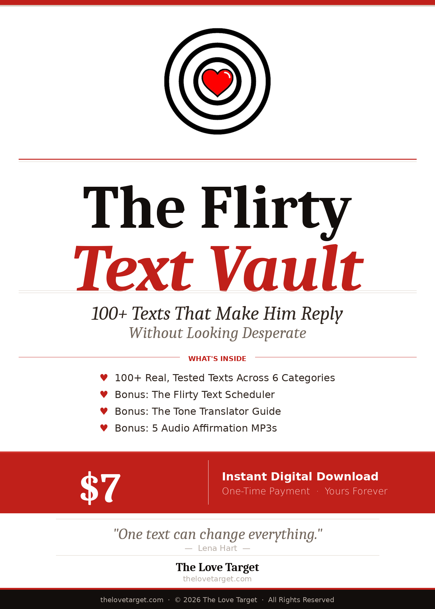 The Flirty Text Vault